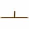 Ekena Millwork Portland Smooth Timber Gable Bracket, Western Red Cedar, 72"W x 24"H x 1 1/2"D x 3 1/2"F, 8/12 Pitch GBW072X24X0204POR00SWR - alternate 5
